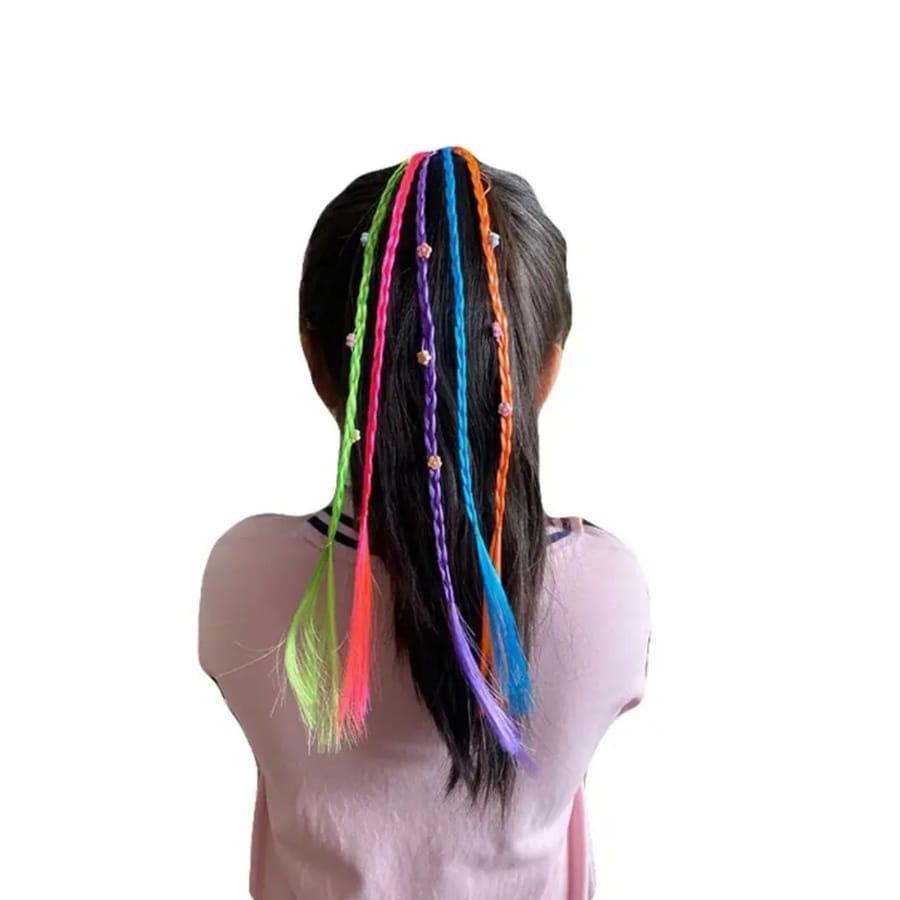 Girls Beaded Hair Pins Multicolor Pack of 6